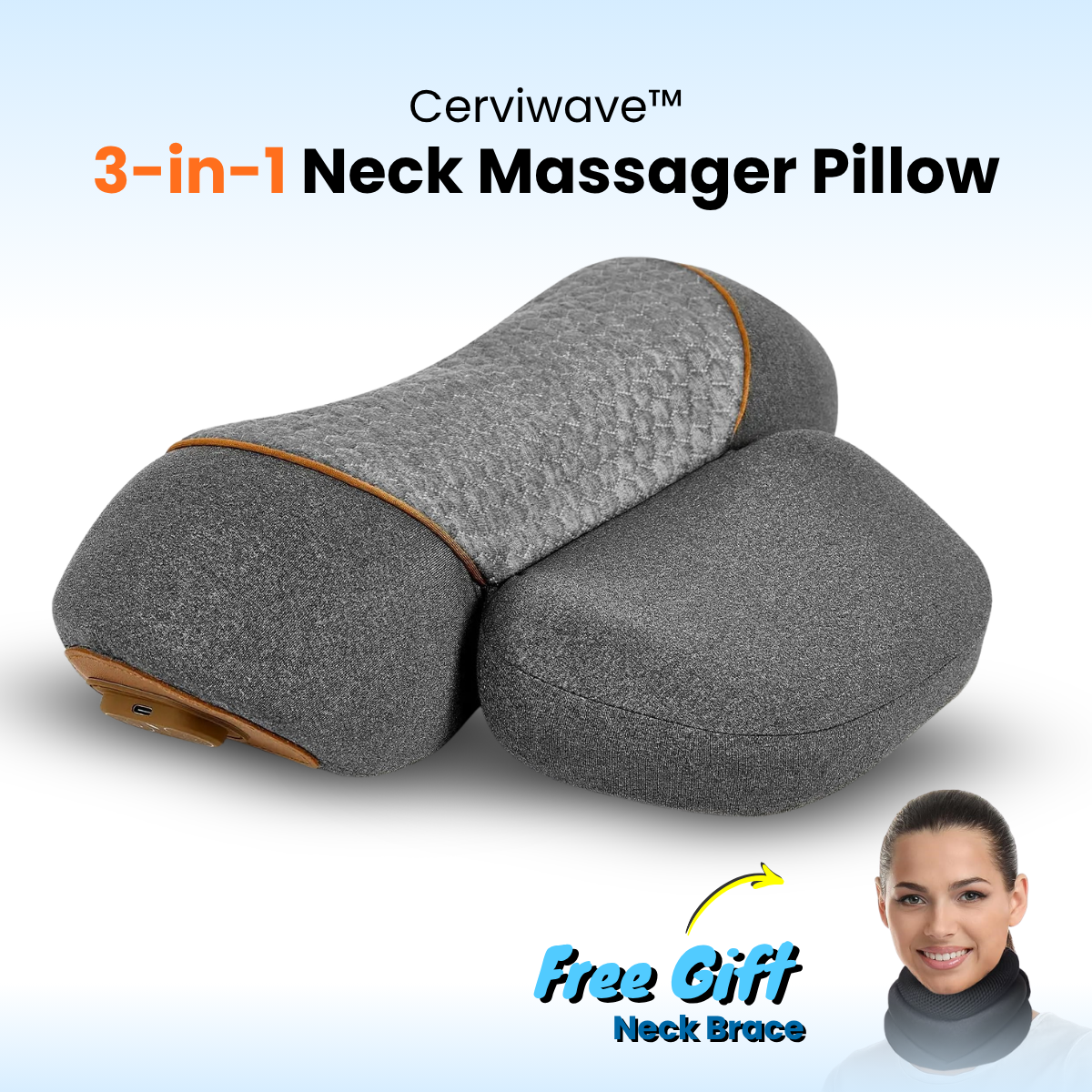 Cerviwave 3-in-1  Pillow